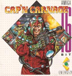 Box cover for Cap'n Carnage on the Commodore Amiga.
